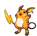 #026 Raichu sprite Frontal