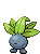 #043 Oddish sprite Frontal