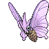 #049 Venomoth sprite Frontal