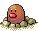 #050 Diglett sprite Frontal