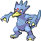 #055 Golduck sprite Frontal