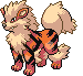#059 Arcanine sprite Frontal