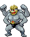 #068 Machamp sprite Frontal