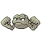 #074 Geodude sprite Frontal