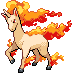 #078 Rapidash sprite Frontal