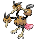 #085 Dodrio sprite Frontal