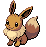 #133 Eevee sprite Frontal