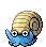 #138 Omanyte sprite Frontal