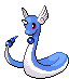 #148 Dragonair sprite Frontal