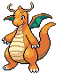 #149 Dragonite sprite Frontal