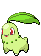 #152 Chikorita sprite Frontal