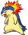 #157 Typhlosion sprite Frontal