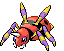 #168 Ariados sprite Frontal