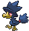 #198 Murkrow sprite Frontal