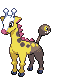 #203 Girafarig sprite Frontal