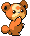 #216 Teddiursa sprite Frontal