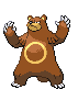 #217 Ursaring sprite Frontal