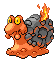 #219 Magcargo sprite Frontal