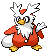 #225 Delibird sprite Frontal