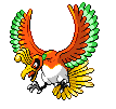 #250 Ho-Oh sprite Frontal