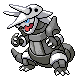 #306 Aggron sprite Frontal