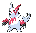 #335 Zangoose sprite Frontal