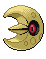 #337 Lunatone sprite Frontal