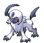 #359 Absol sprite Frontal