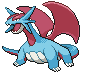 #373 Salamence sprite Frontal