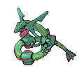 #384 Rayquaza sprite Frontal