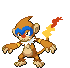 #391 Monferno sprite Frontal