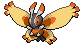 #414 Mothim sprite Frontal