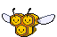 #415 Combee sprite Frontal
