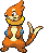 #418 Buizel sprite Frontal