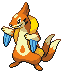 #419 Floatzel sprite Frontal