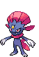 #461 Weavile sprite Frontal