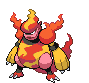 #467 Magmortar sprite Frontal