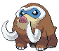 #473 Mamoswine sprite Frontal