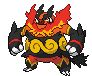 #500 Emboar sprite Frontal