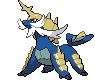 #503 Samurott sprite Frontal
