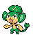 #511 Pansage sprite Frontal