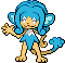 #516 Simipour sprite Frontal