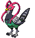 #521 Unfezant sprite Frontal