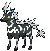 #523 Zebstrika sprite Frontal