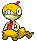#559 Scraggy sprite Frontal