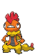 #560 Scrafty sprite Frontal