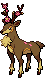 #586 Sawsbuck sprite Frontal