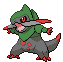 #611 Fraxure sprite Frontal