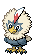 #627 Rufflet sprite Frontal