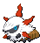 #636 Larvesta sprite Frontal